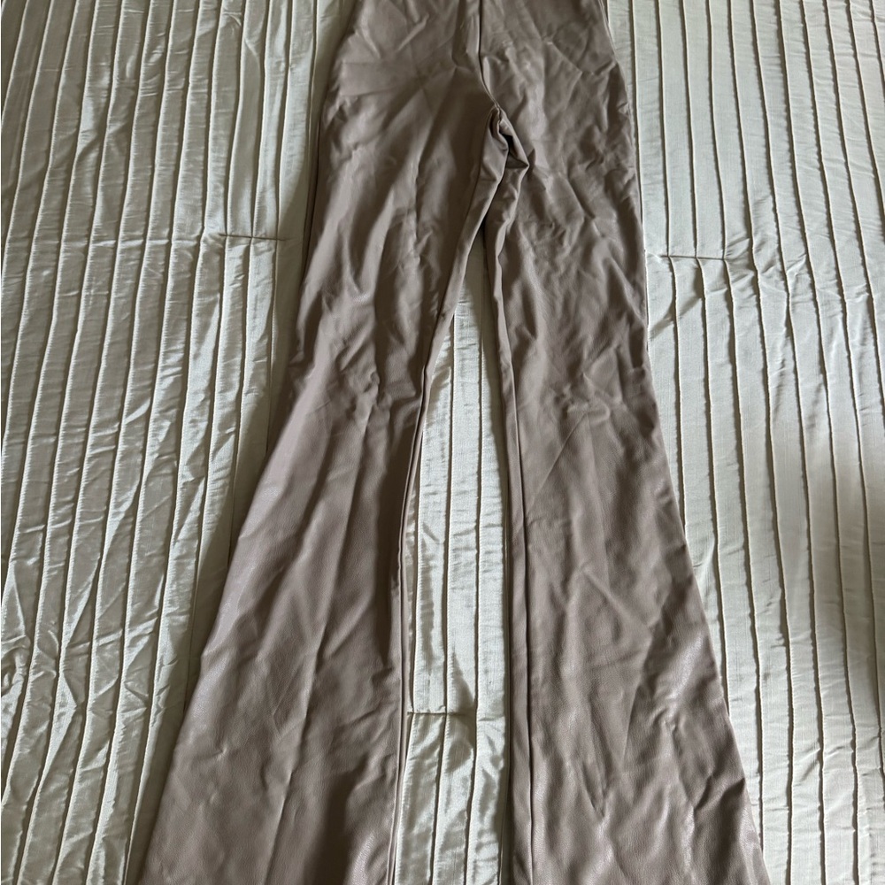 Commando Beige Flare Leggings